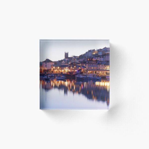 LIGHTS OF BRIXHAM Acrylic Block