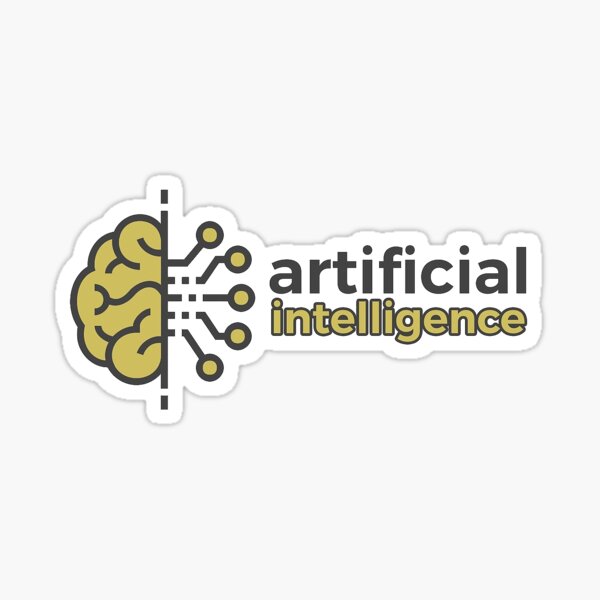Artiicial Intelligence Logo Sticker