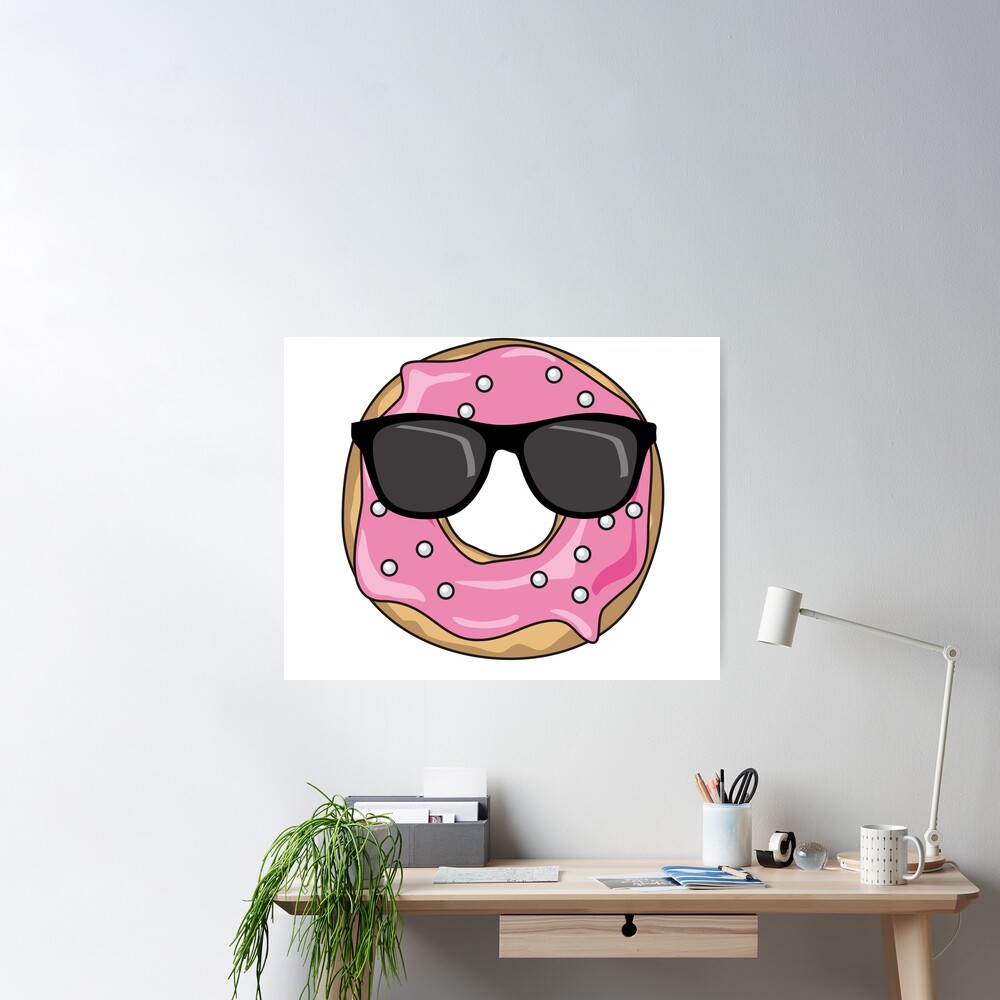 Weirdcore Kawaii Donut' Poster, picture, metal print, paint by  AestheticAlex