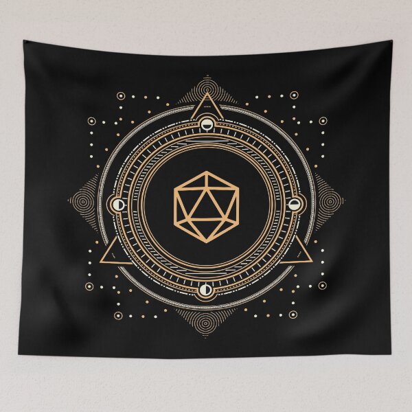 Item preview, Polyhedral D20 Dice Sacred Symbol of the Sorcerer designed and sold by pixeptional.