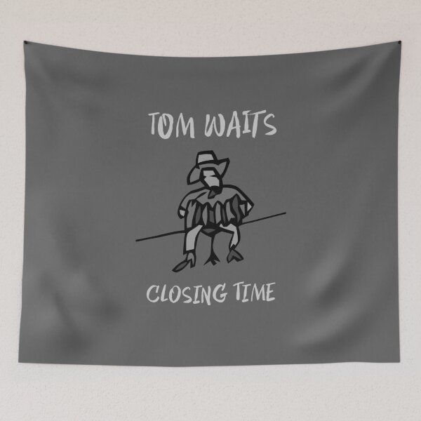 Item preview, Tom Waits - Closing Time - BW 2 designed and sold by BlackLineWhite.