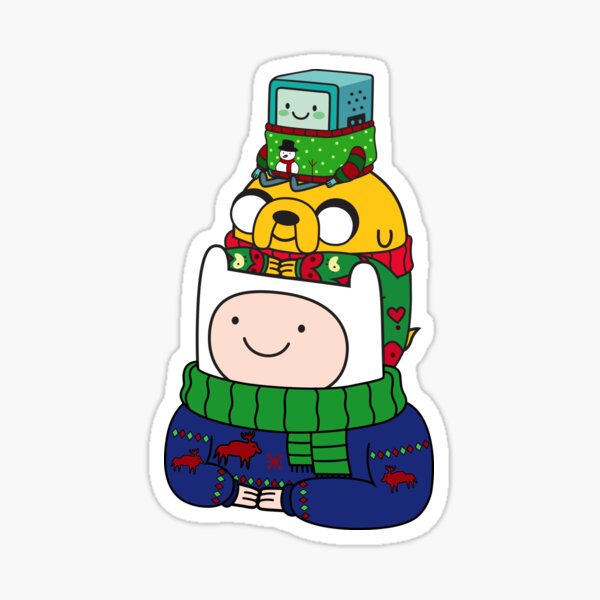 Vista previa del artículo con la obra «Finn Jake BMO», diseñado y vendido por plushism.