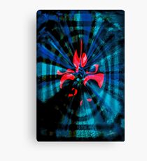 Abstract of Red and Blue Canvas Print