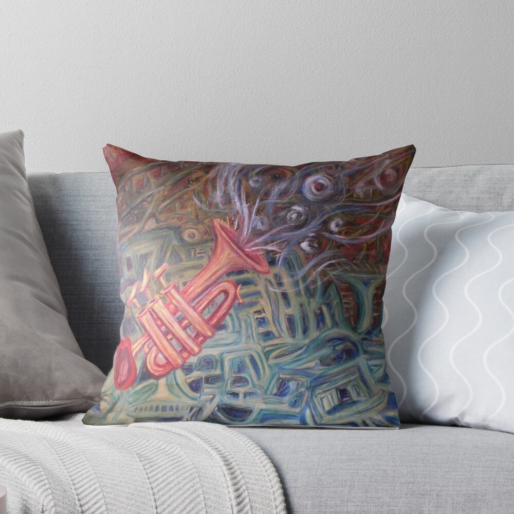 Item preview, Throw Pillow designed and sold by InitiallyNO.