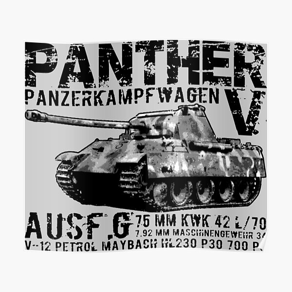 Panther Tank Poster