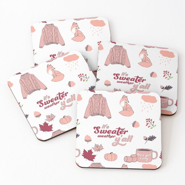 Item preview, Peach Aesthetic Sweater Weather Fall Sticker Pack designed and sold by The-Goods.