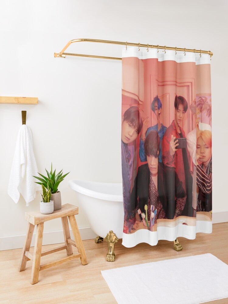 BTS Shower Curtain! BTS Bangtan Kpop deals Shower Curtain