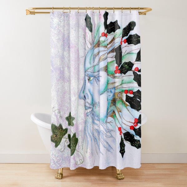 Holly King Shower Curtain