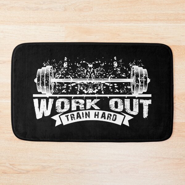 Item preview, Work Out Train Hard (white) designed and sold by DCornel.
