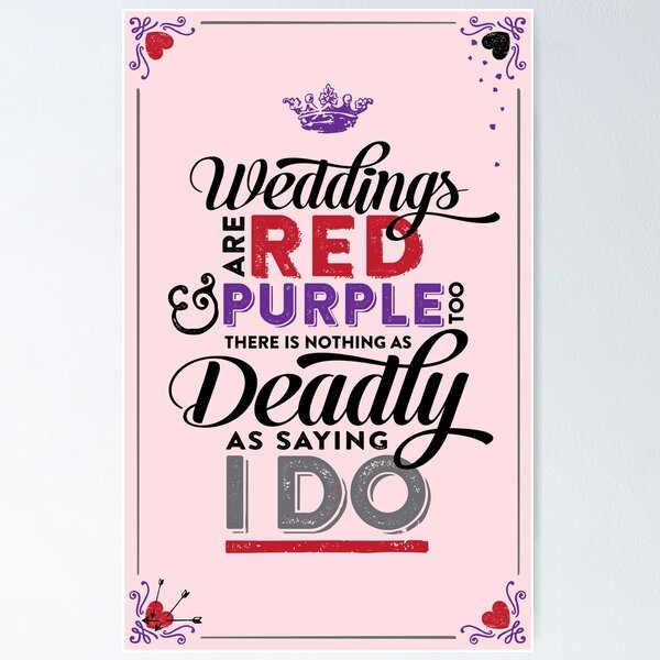 Item preview, Deadly Weddings designed and sold by JenSnow.