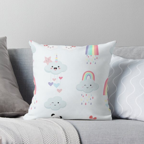 Item preview, Kawaii Clouds, Rainbows, and Pandas designed and sold by SerpentSkyArts.