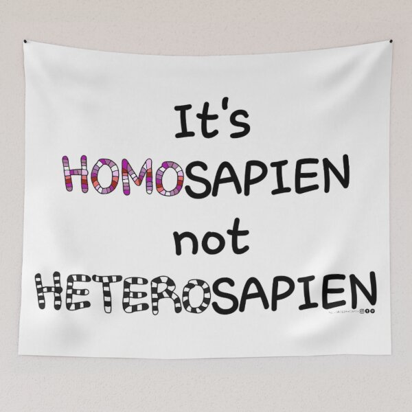 Item preview, It's HOMOSAPIEN not HETEROSAPIEN 2 designed and sold by LGBTQIACOMIX.