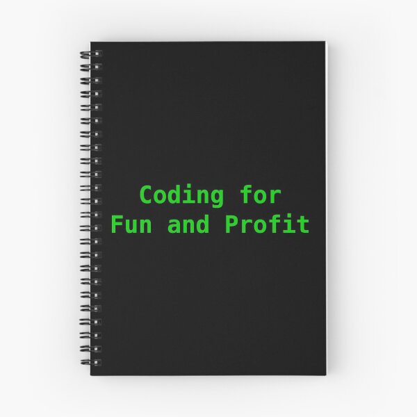Item preview, Coding for Fun and Profit - Text Design for Professional Programmers designed and sold by ramiro.
