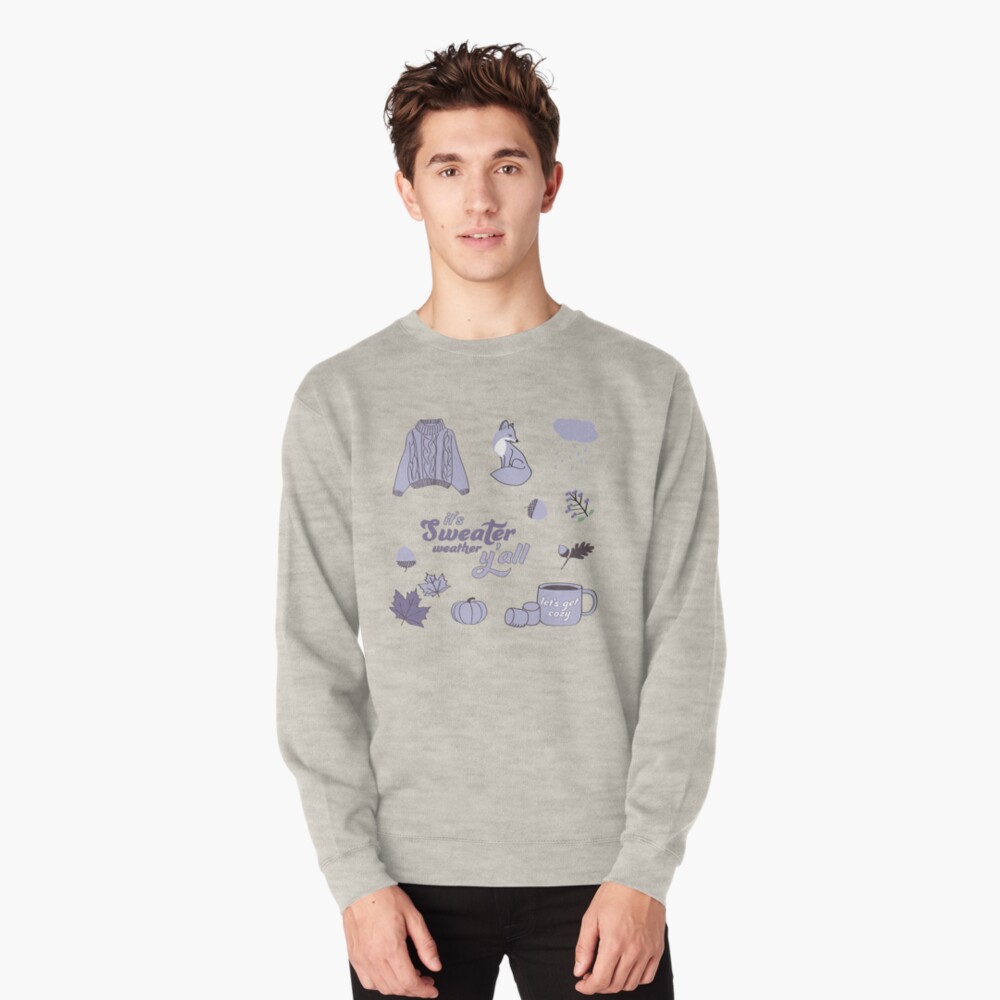 purple sweater aesthetic