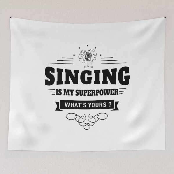 Item preview, Singing is my Superpower designed and sold by DCornel.