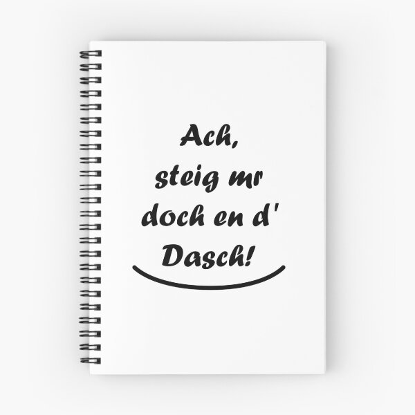 Artikelvorschau,  Ach, steig mr doch en d' Dasch entworfen und verkauft von saechla.