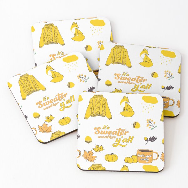 Item preview, Yellow Aesthetic Sweater Weather Fall Sticker Pack designed and sold by The-Goods.