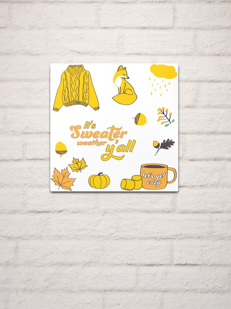 Yellow on sale aesthetic sweater