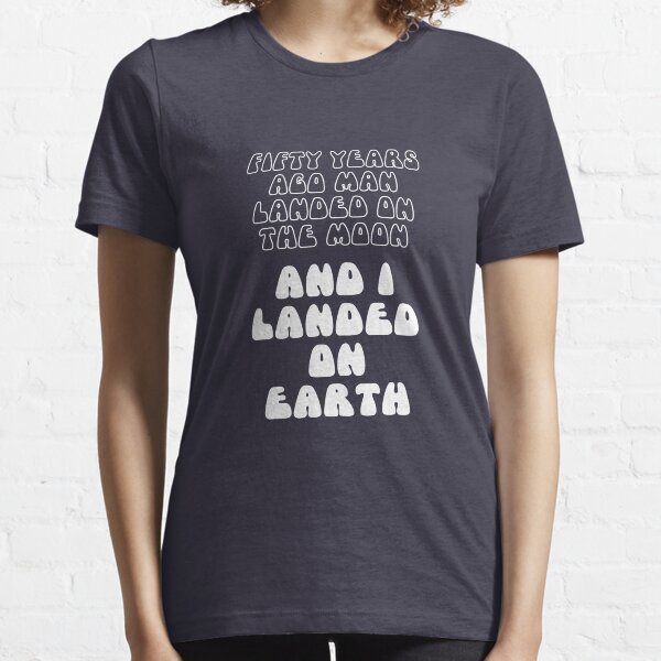 Funny 50th Birthday Moon Landing 1969 Celebration Essential T-Shirt