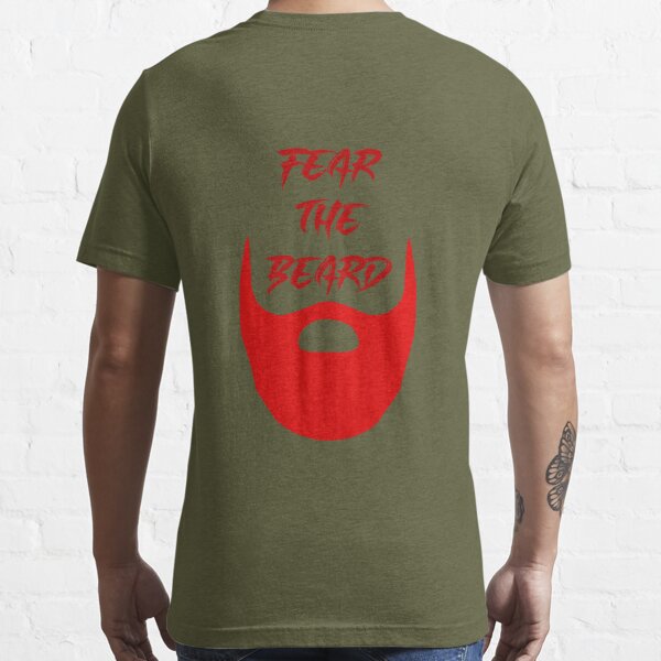 Fear the beard t shirt james best sale harden