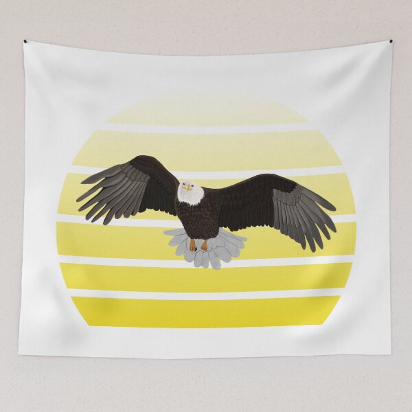 Item preview, jz.birds Bald Eagle Bird Animal Design Illustration designed and sold by jz-birds.