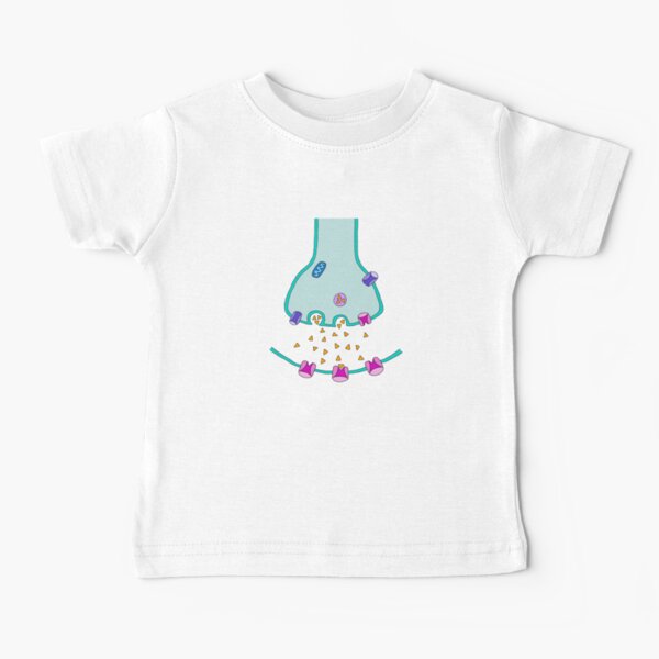 Estoy pensando en la sinapsis - Neurociencia Camiseta para bebés