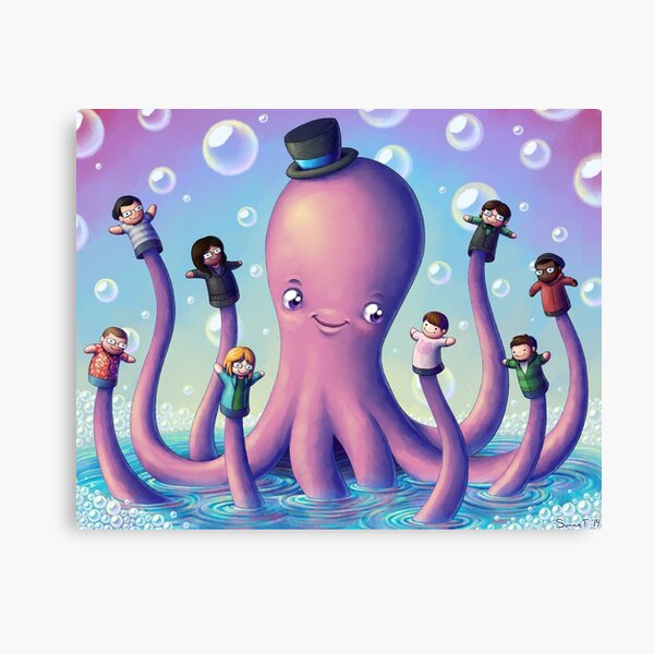 Artikel-Vorschau von Octo-Puppet Playtime, designt und verkauft von BigOrangeStar.