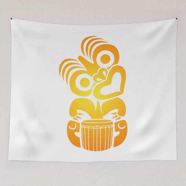 Item preview, Maori Hei Tiki Drummer Music Tribal Tattoo Gift designed and sold by vicoli-shirts.