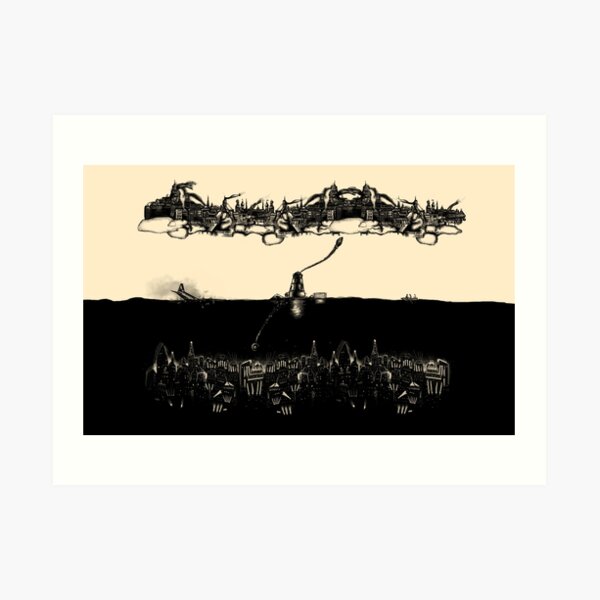 A Tale of Infinite Cities (Landscape) Art Print