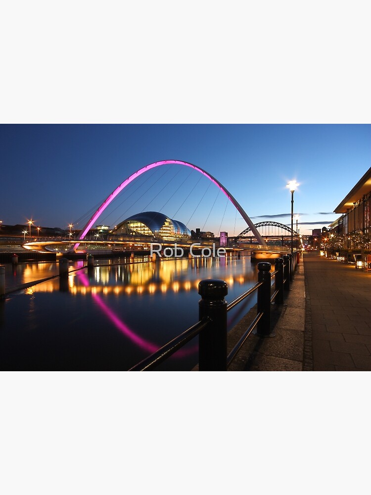 Newcastle-Gateshead, Bridges and Quayside at Dusk by robcole