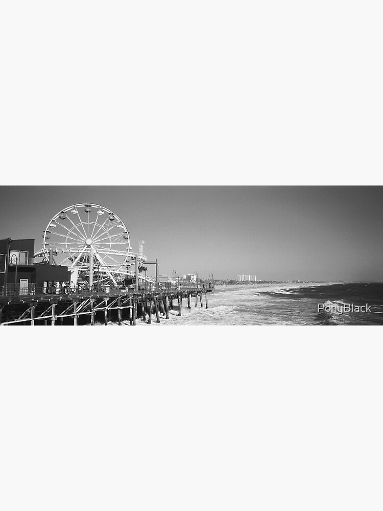 "Santa Monica Pier" Poster for Sale by PonyBlack Redbubble