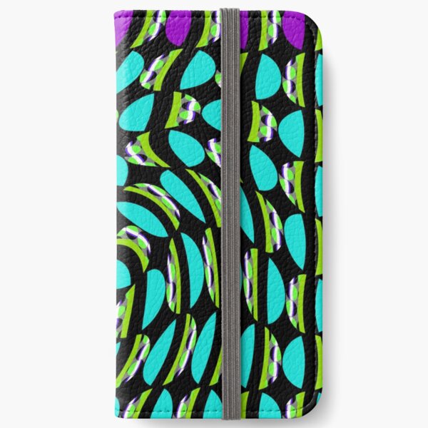 #Art, #pattern, #abstract, #decoration, design, creativity, color image, geometric shape iPhone Wallet