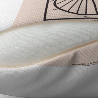 Alternate view of Space and Time Floor Pillow