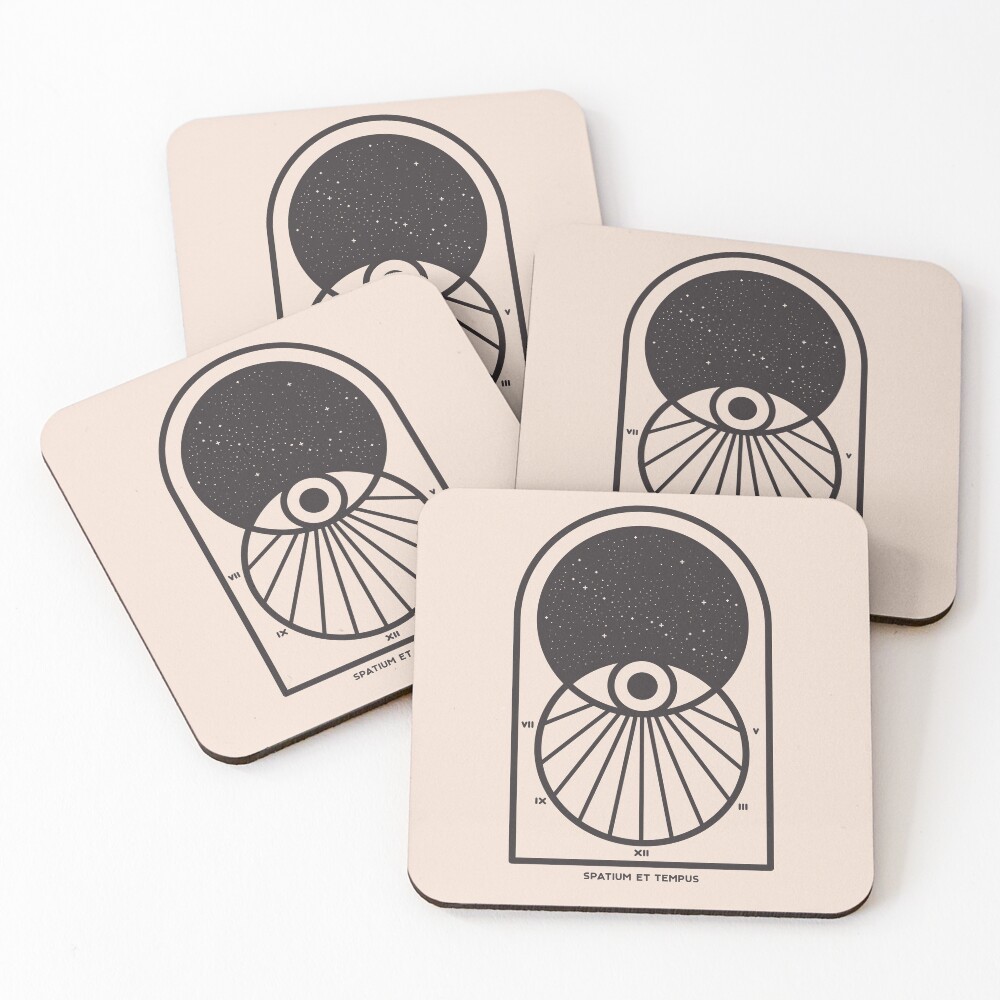 Space and Time Coasters (Set of 4)