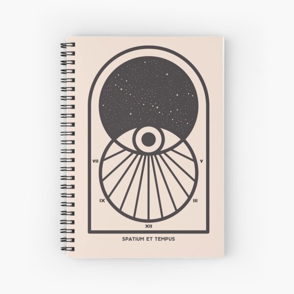 Space and Time Spiral Notebook