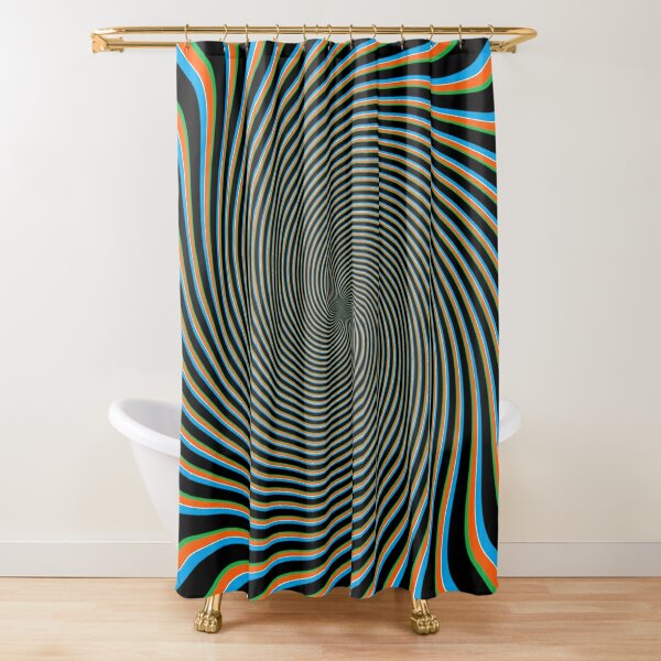 #Art, #pattern, #abstract, #decoration, design, creativity, color image, spiral Shower Curtain