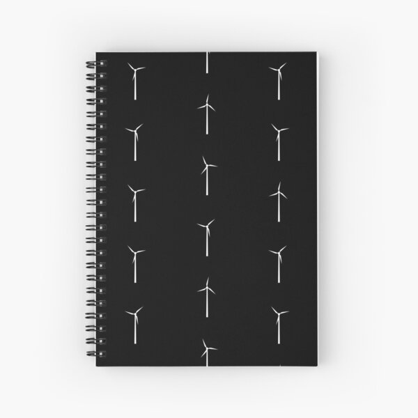 Wind turbine. Spiral Notebook