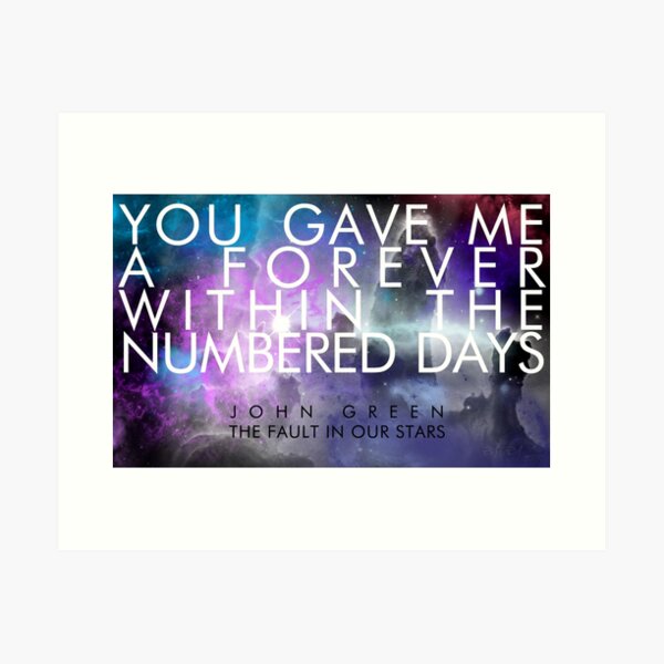 Item preview, Forever Quote - The Fault in Our Stars designed and sold by saycheese14.