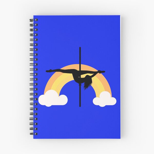 Aperçu de l'œuvre Rainbow Pole Dancer Split créée et vendue par PoleUnicorn.