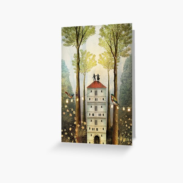 Four of Wands Greeting Card