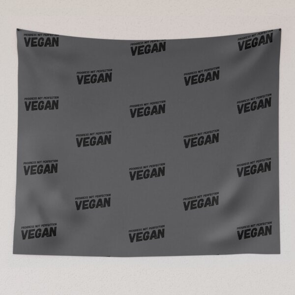 Item preview, Vegan - Progress Not Perfection designed and sold by madtoyman.