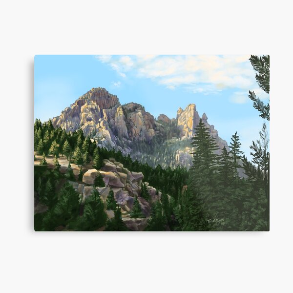 Cathedral Rock Metal Print