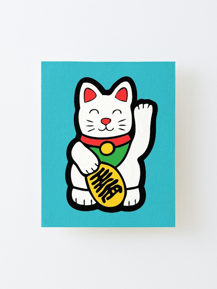 lucky cat print