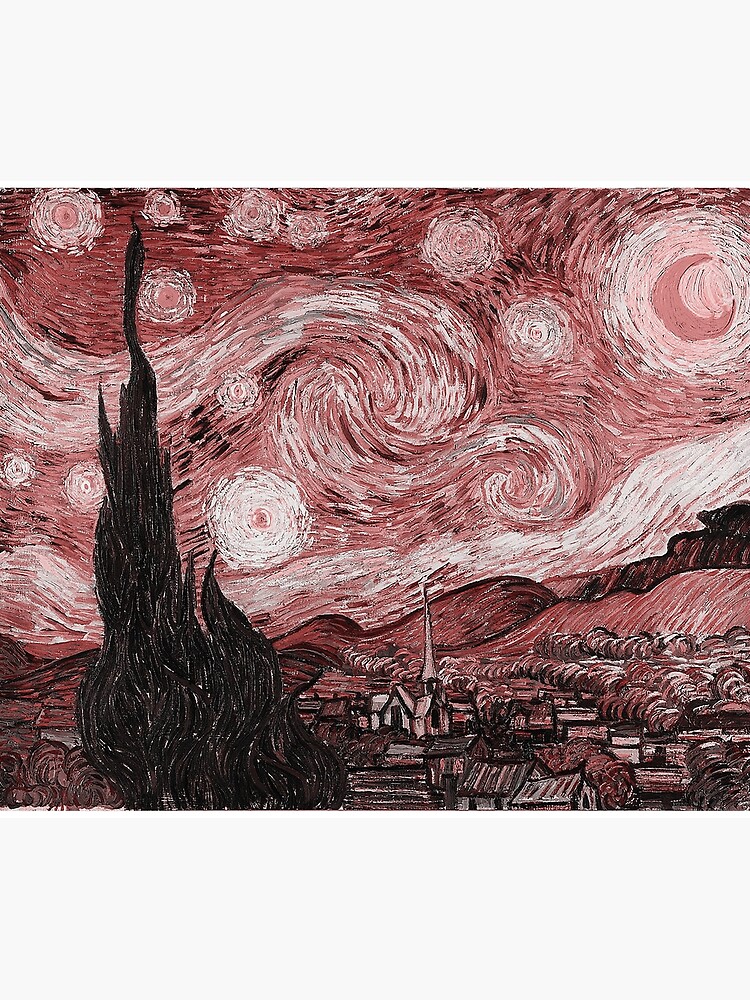 Pink Starry Night by Freshfroot