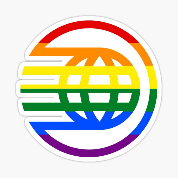 Item preview, Pride Spaceship Earth Logo II designed and sold by FandomTrading.