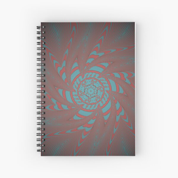#Illusions gif, #abstract, #design, #pattern, art, illustration, twirl, hypnosis, twist, target, spiral Spiral Notebook