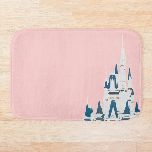 Magic Castle Millennial Pink Bath Mat