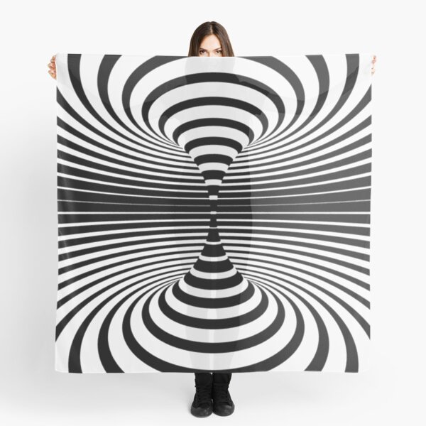 #Illusions gif, #abstract, #design, #pattern, art, illustration, twirl, hypnosis, twist, target, spiral Scarf