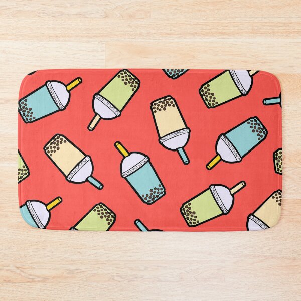 Item preview, Bubble Tea Pattern in Red designed and sold by evannave.