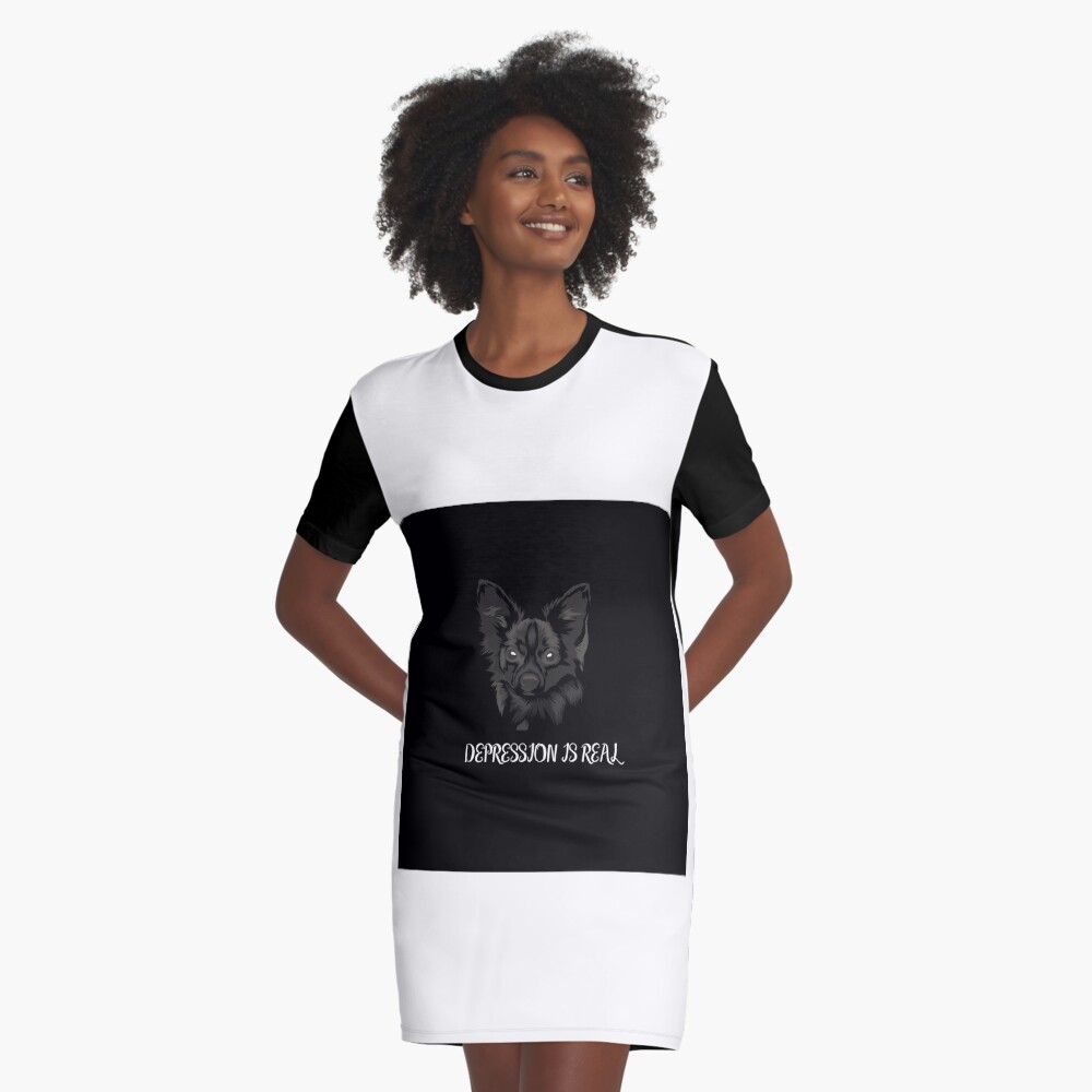 Item preview, Graphic T-Shirt Dress designed and sold by Mahevash.